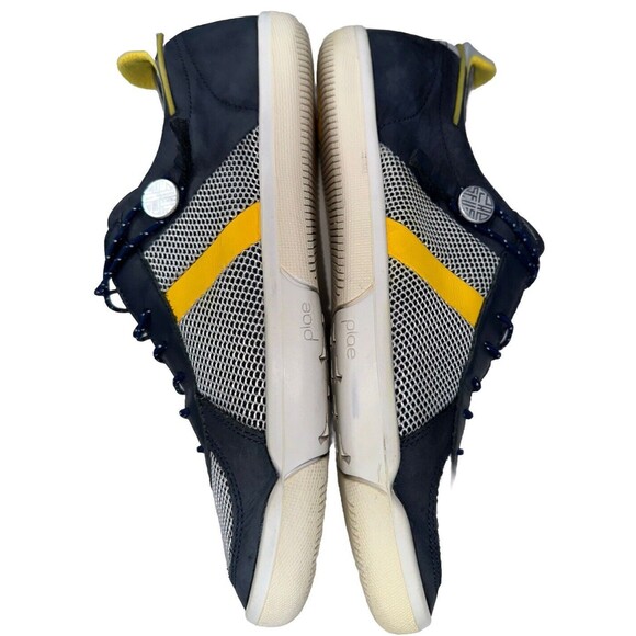 Plae‎ Butler Shoes Sneakers Dress Mens Size 10 Womens 11.5 Blue Yellow Preppy - Picture 5 of 15